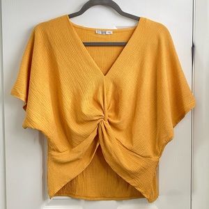 Zara Twist-Front Top